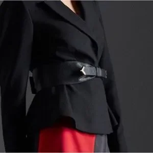 CARLISLE New York • Black Leather Belt Carlisle | Accessories | Carlisle New York Black Leather  main image 2
